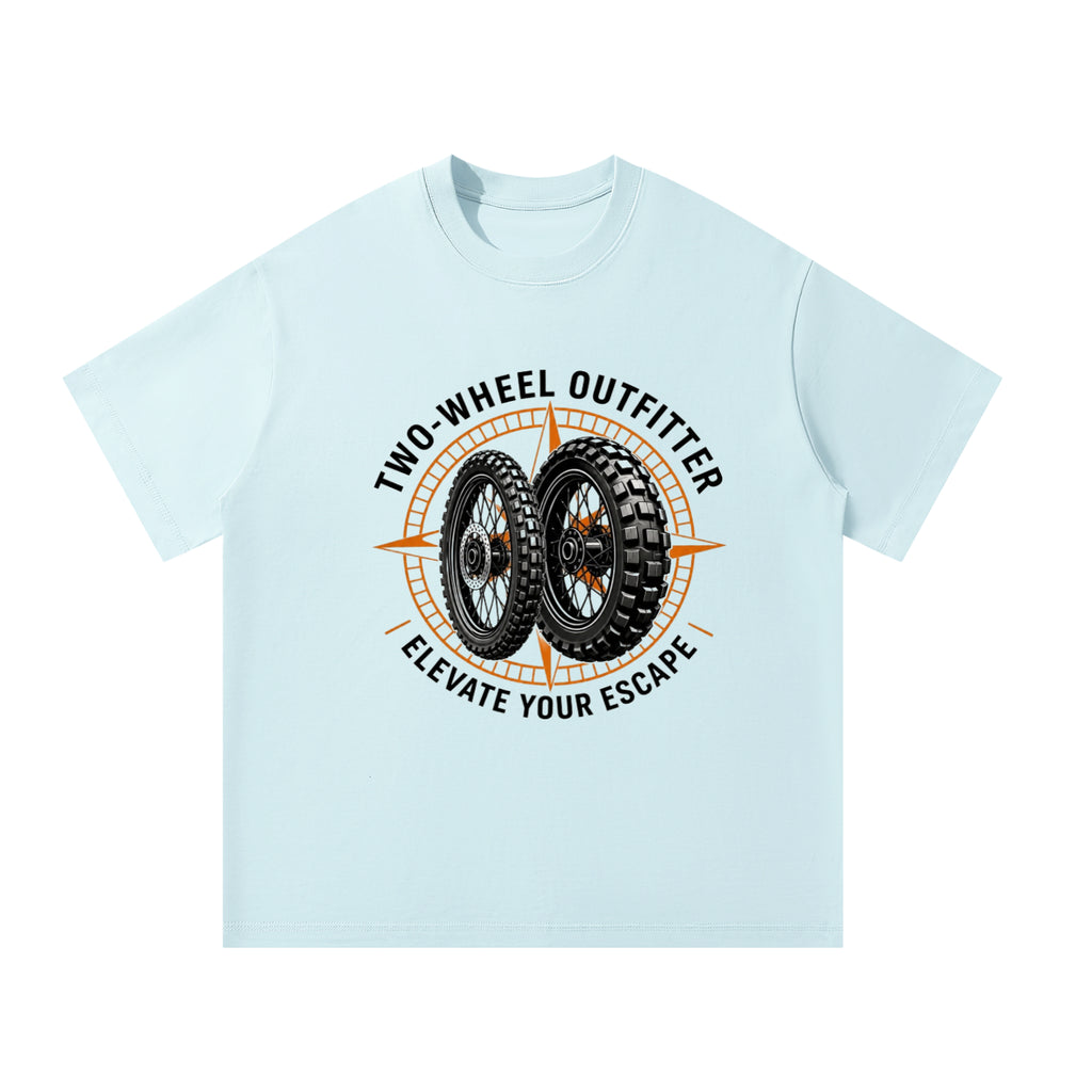 “I” Shape Gradient Washed T-Shirt