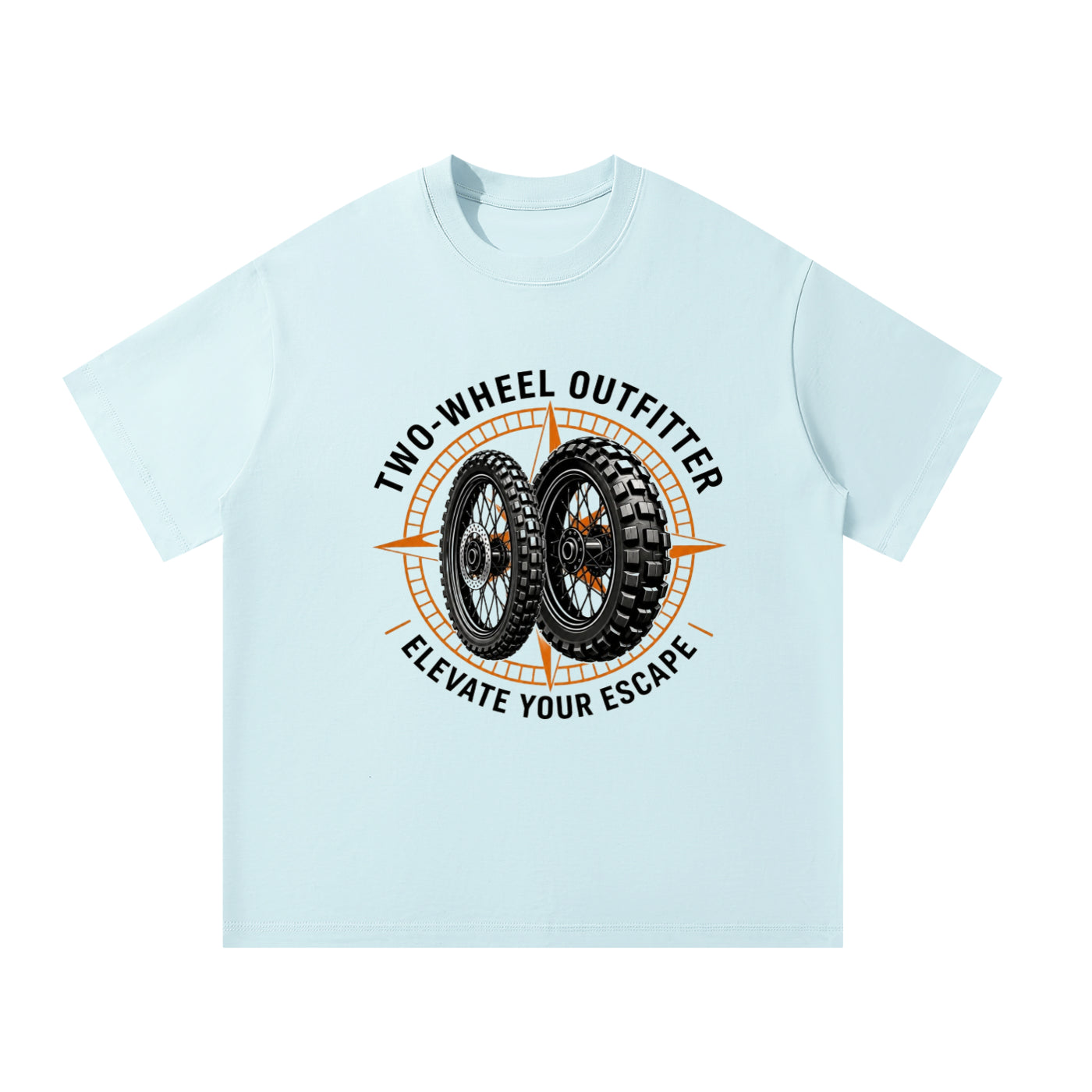 “I” Shape Gradient Washed T-Shirt