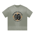 “I” Shape Gradient Washed T-Shirt