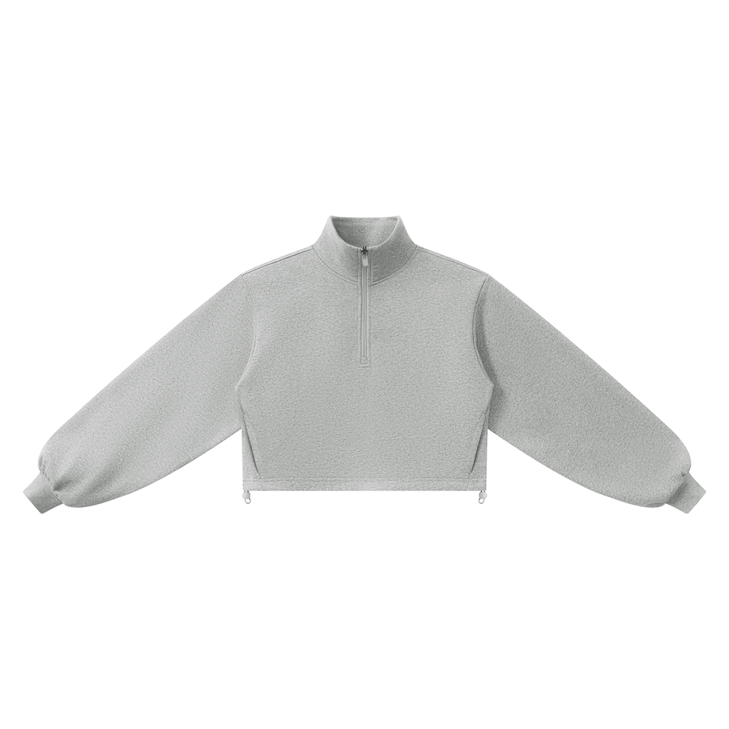 Women’s Mock-Neck Quarter-Zip Sweatshirt