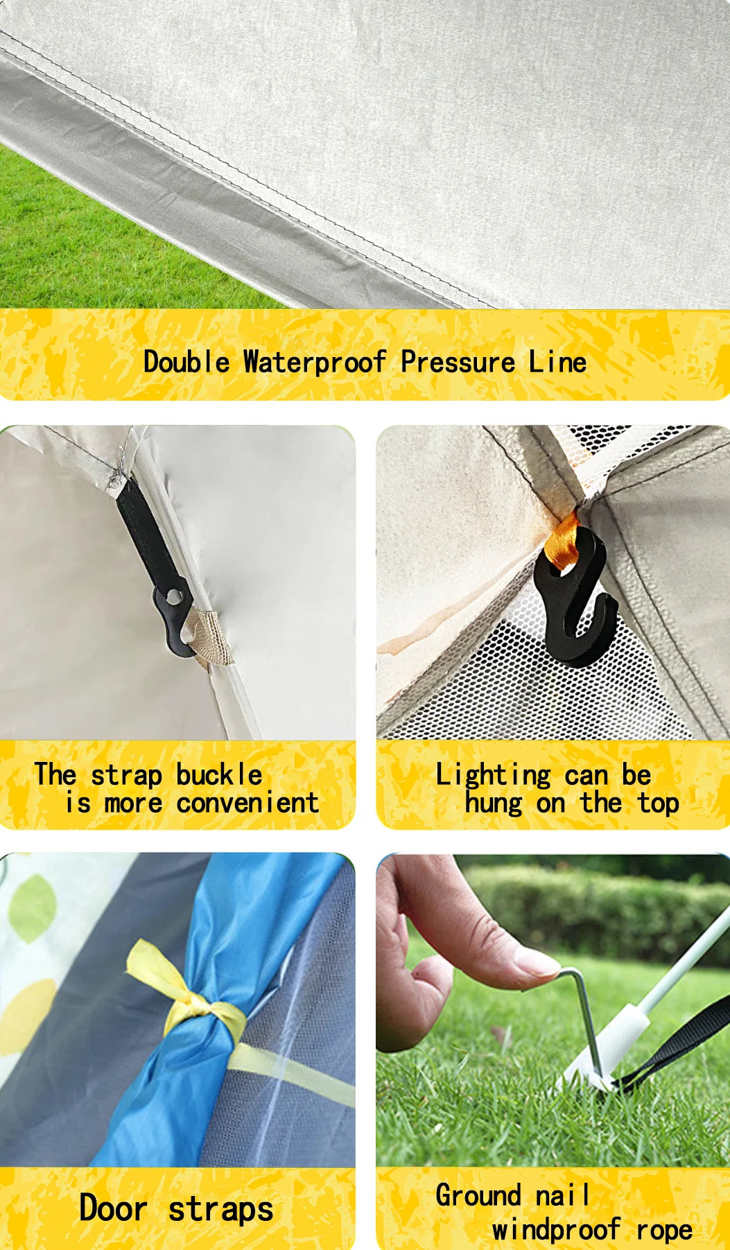 Pop-Up Moto-Camping Tent