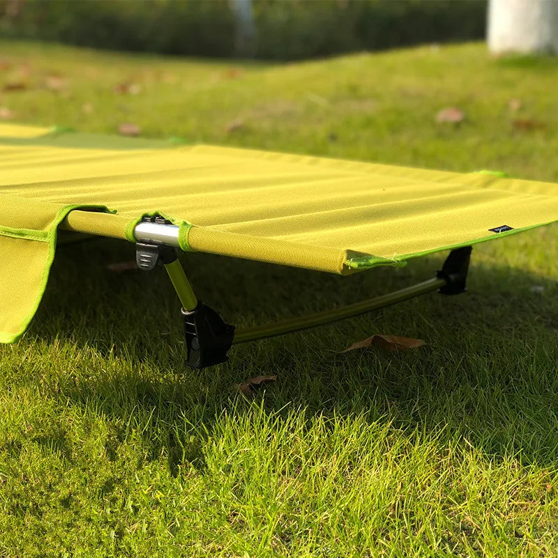 Ultralight Folding Camp Cot — Portable Aluminum Frame, Compact Storage, 5 Colors