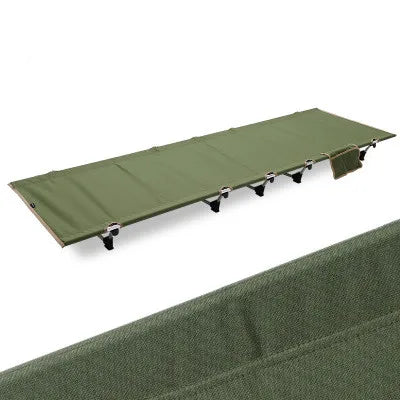 Ultralight Folding Camp Cot — Portable Aluminum Frame, Compact Storage, 5 Colors