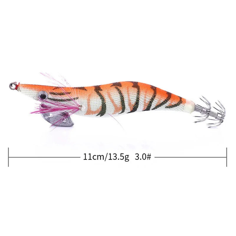 Glow-in-the-Dark Shrimp Jig for Fishing