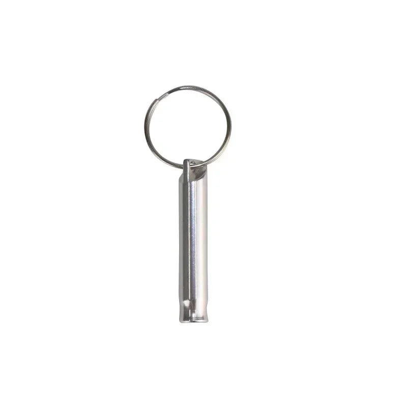 Mini Aluminum Alloy Survival Whistle – Keychain Emergency Whistle for Camping & Outdoors