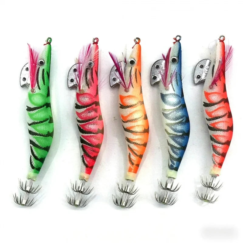 Glow-in-the-Dark Shrimp Jig for Fishing