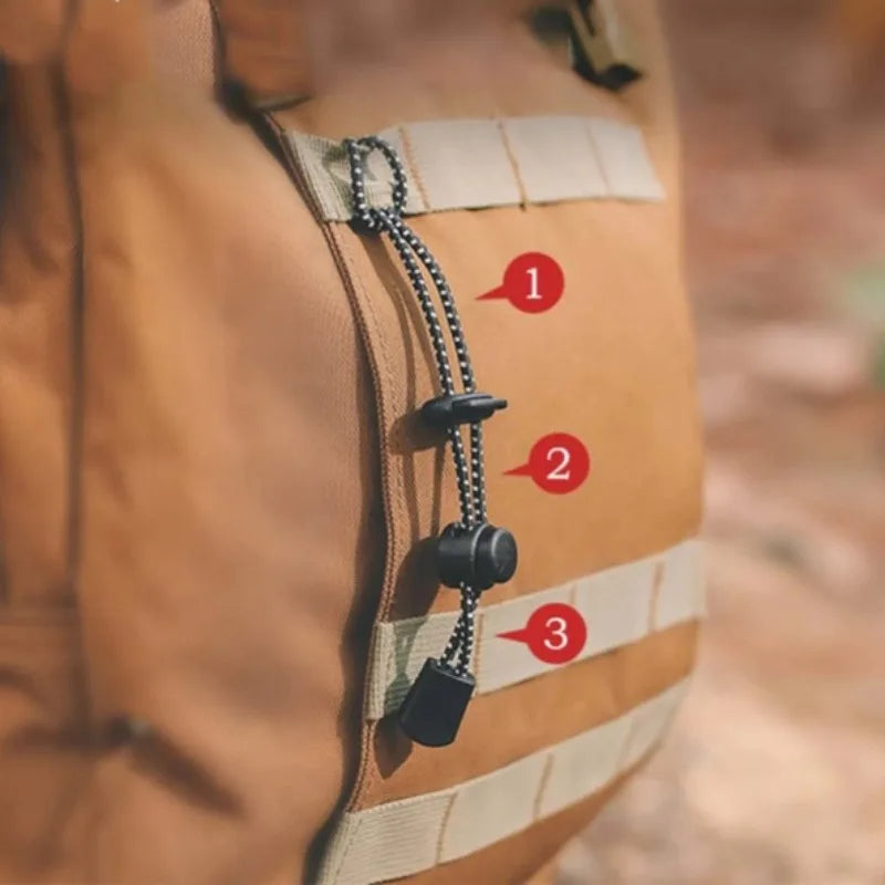 Elastic Gear Straps for Backpacks - 2 Pack