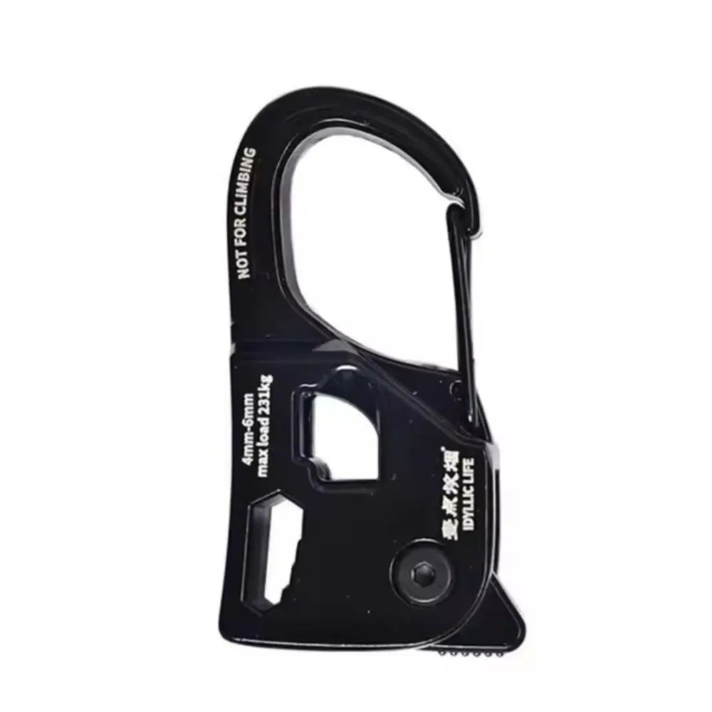 Aluminum Alloy Self-Locking Rope Tensioner for  Camping Tent Cord Adjuster
