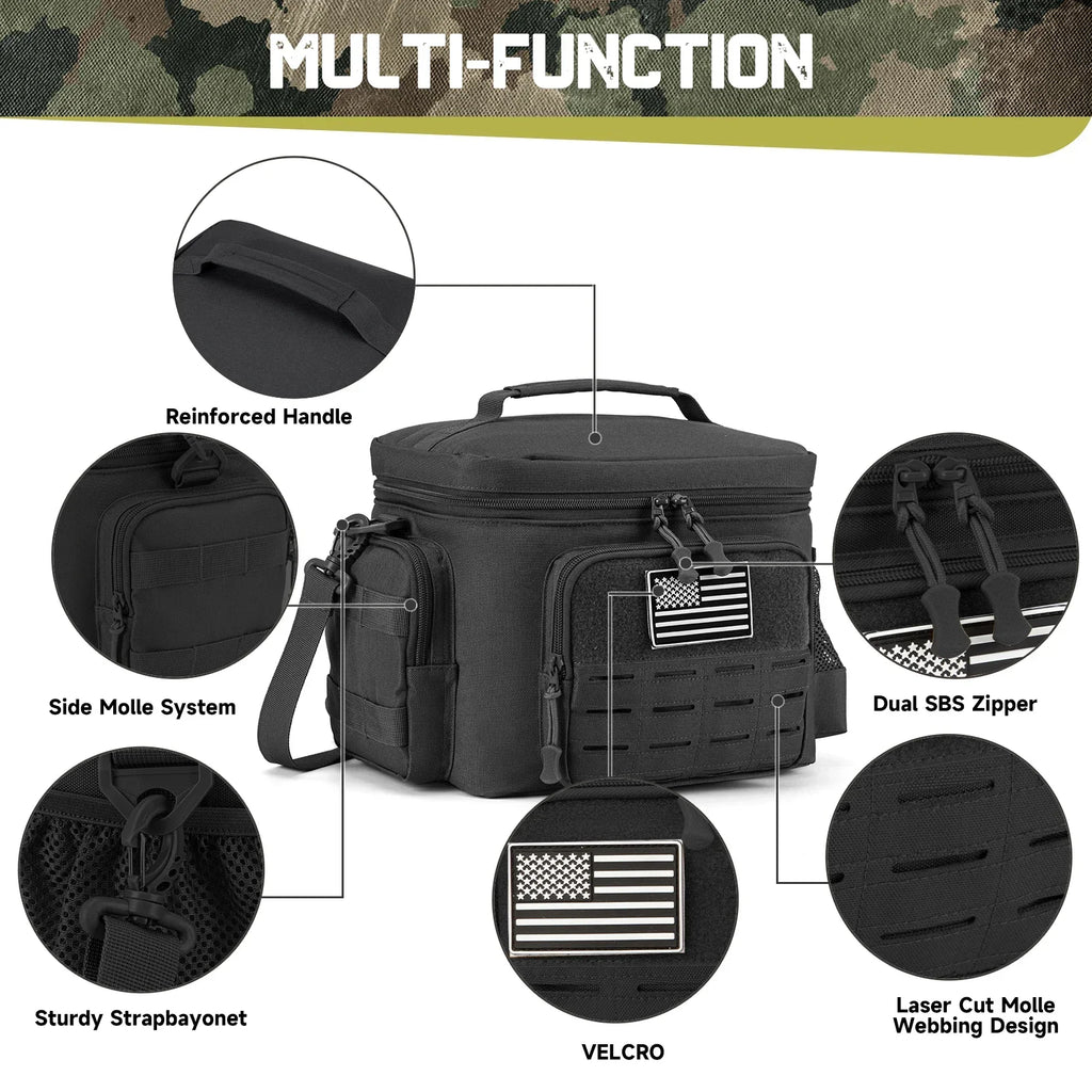 ReFire Gear 13L Tactical Cooler Bag – Insulated Lunch Backpack for Camping & Outdoors