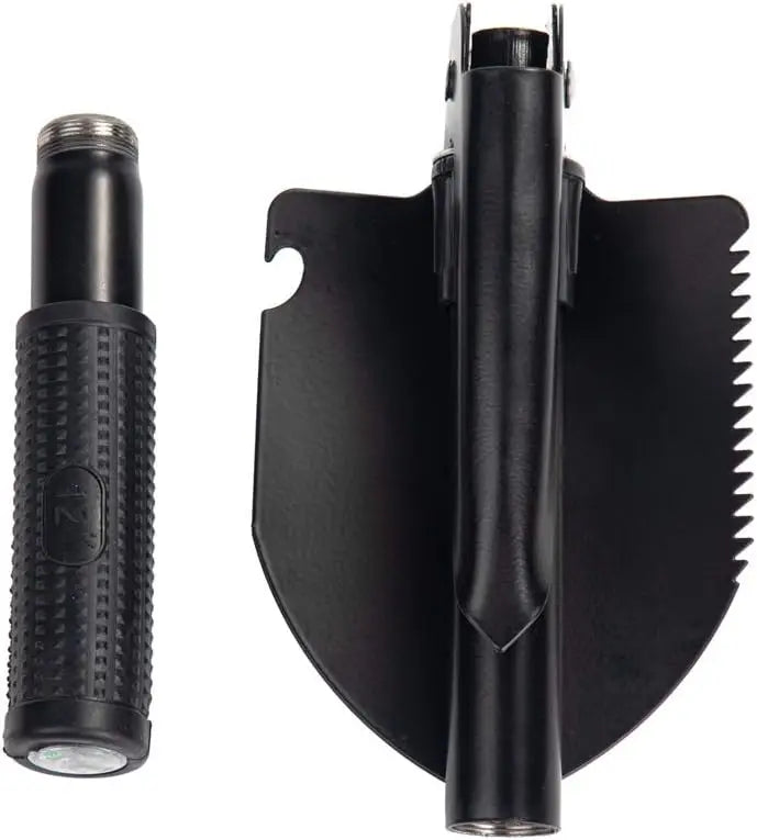 Military Folding Shovel – Multi-Function Camping Entrenching Tool with Carry Pouch