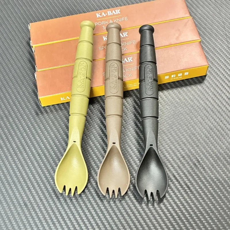 Every Day Carry- Fork- Spoon- Knife Combo Cutlery Set