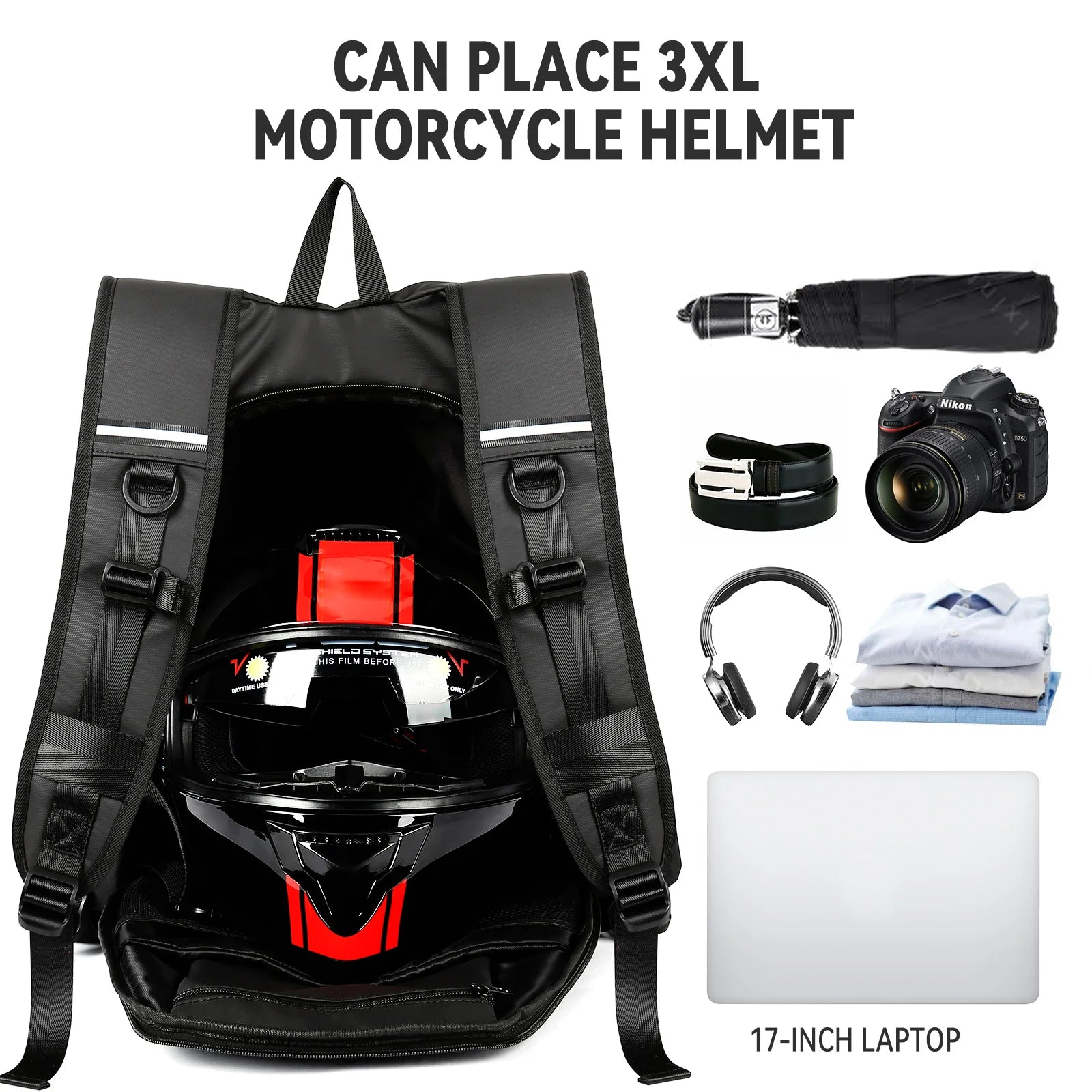 Men's Reflective-Waterproof Backpack