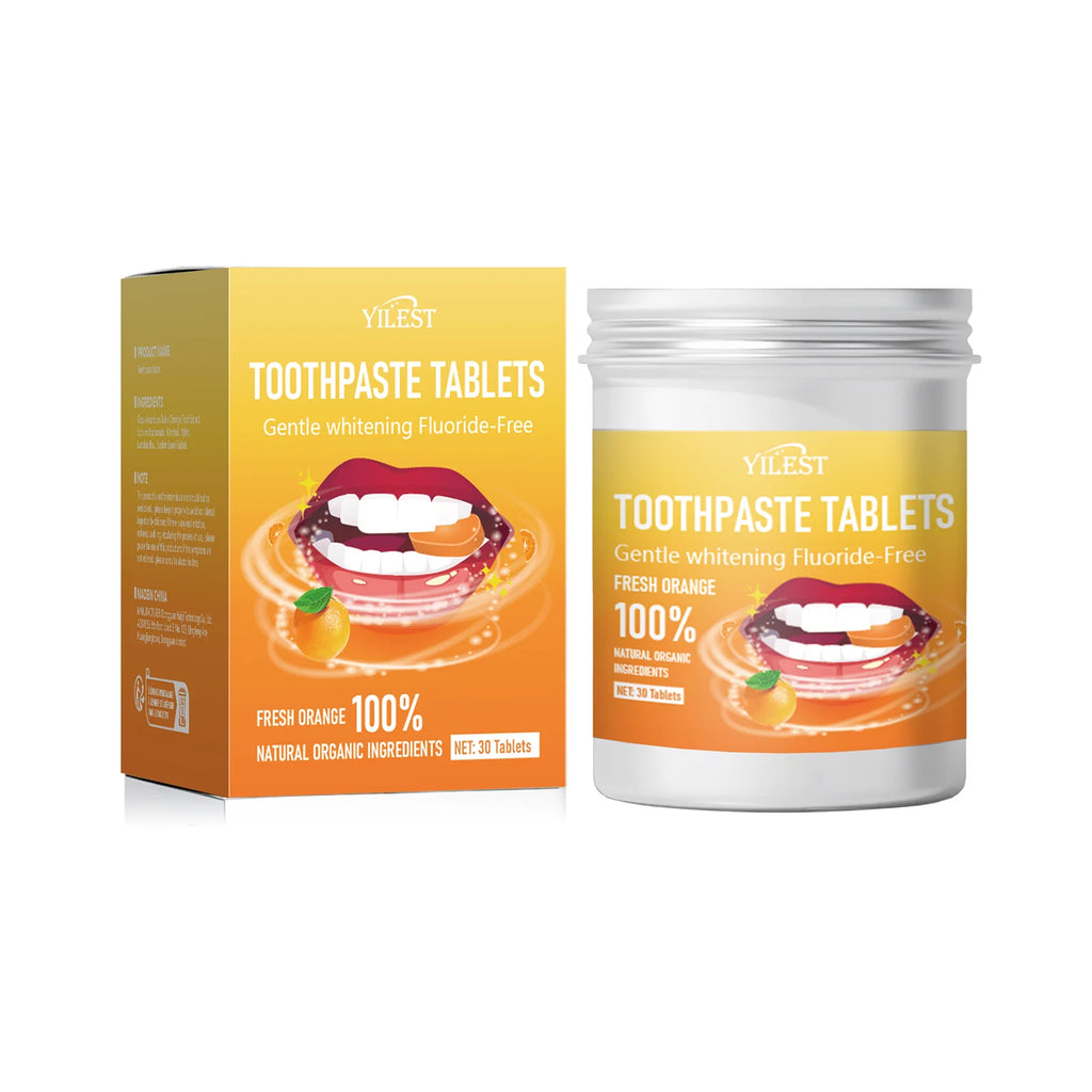 Oral Hygiene Solid Toothpaste Tablets easy to carry for camping