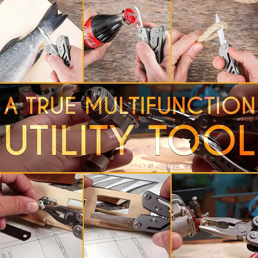 24-in-1 Professional Multitool Pliers with Sheath