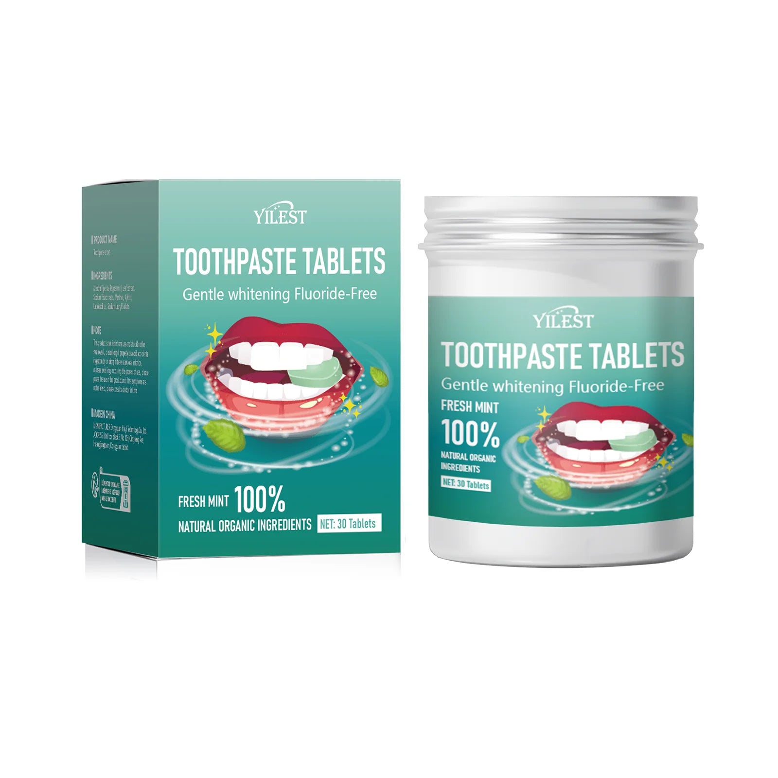 Oral Hygiene Solid Toothpaste Tablets easy to carry for camping