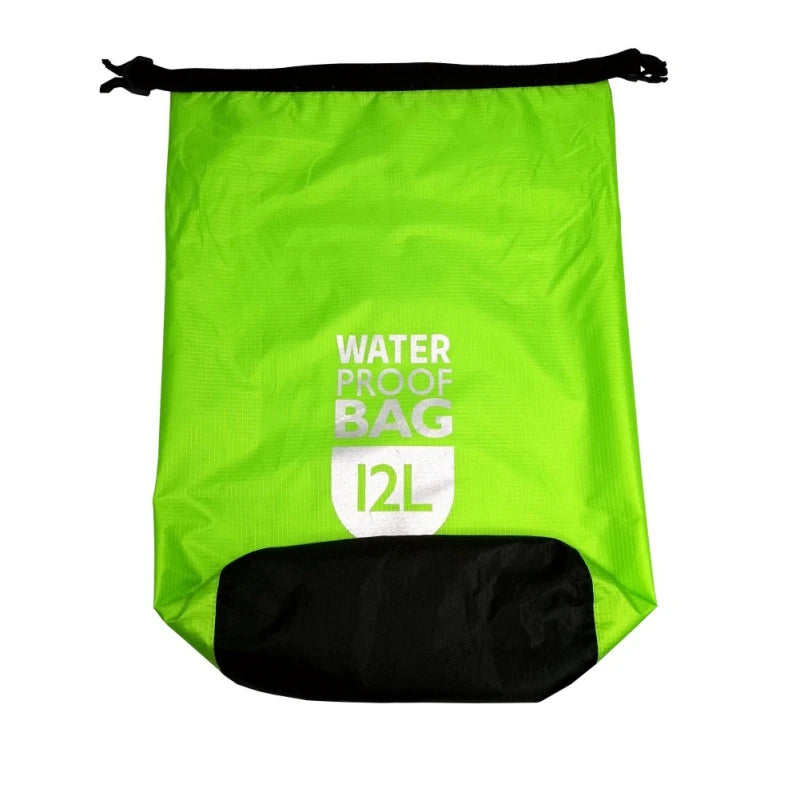 Waterproof Dry Bag –  Polyester Roll-Top Sack for Kayaking, Camping & Rafting (6L / 12L / 24L)