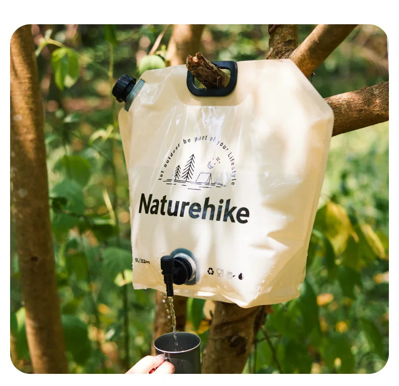 Naturehike 10L Folding Water Storage Bag – Leak-Proof Collapsible Container for Camping & Hiking