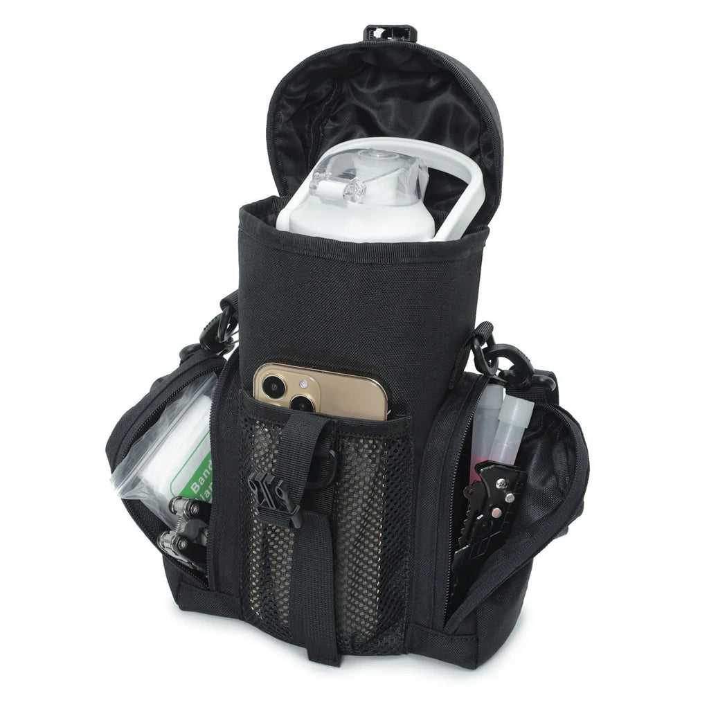 Outdoor Sports Water Bottle Bag with Waterproof Storage