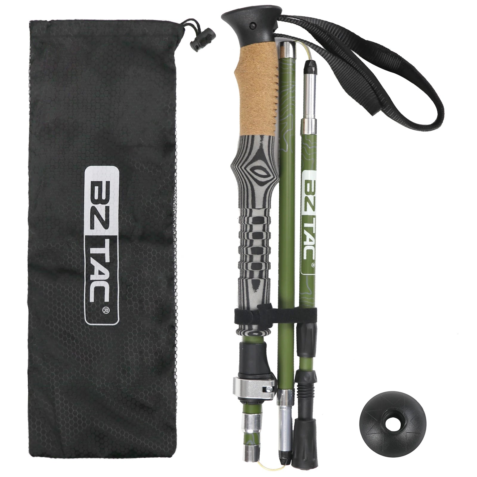 Foldable Trekking Poles – Lightweight Aluminum, Adjustable & Shock-Absorbing
