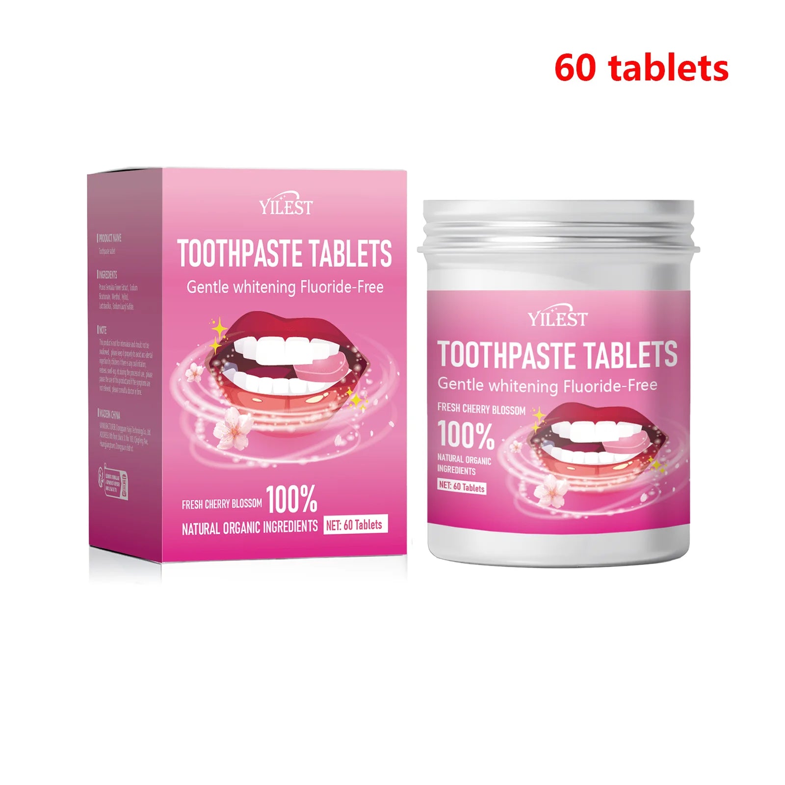 Oral Hygiene Solid Toothpaste Tablets easy to carry for camping