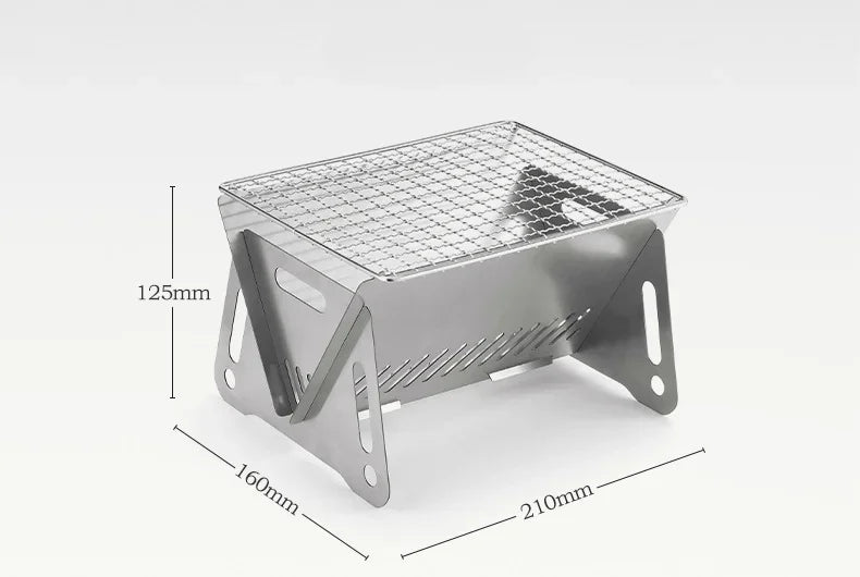 Portable Folding Charcoal Grill