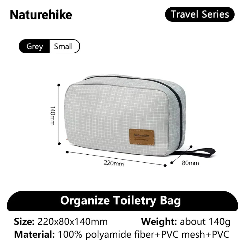 Naturehike  Toiletry Bag – Wet & Dry Separation Travel Organizer