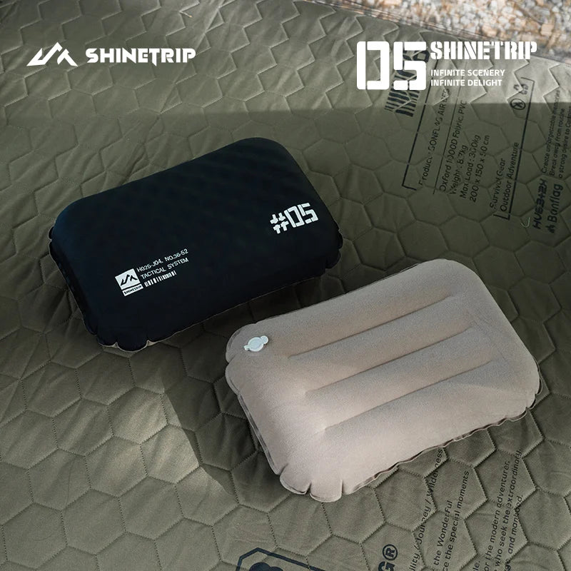 ShineTrip 2-in-1 Inflatable Camping Pillow — Ultralight & Compact