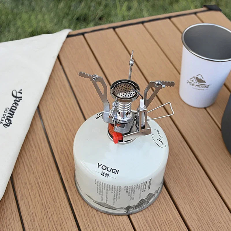 Compact Folding Camping Gas Stove Burner
