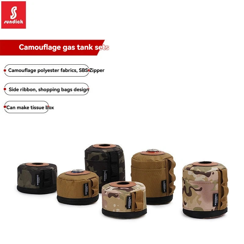 Camping Gas Can Protective Cover – Nylon Sleeve for Fuel Cylinders