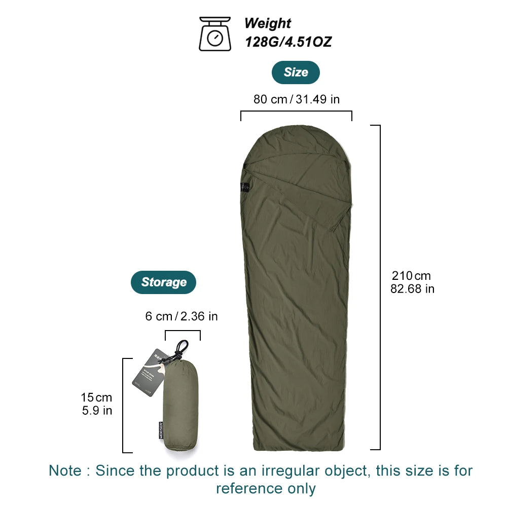 Ultralight Mummy Sleeping Bag Liner