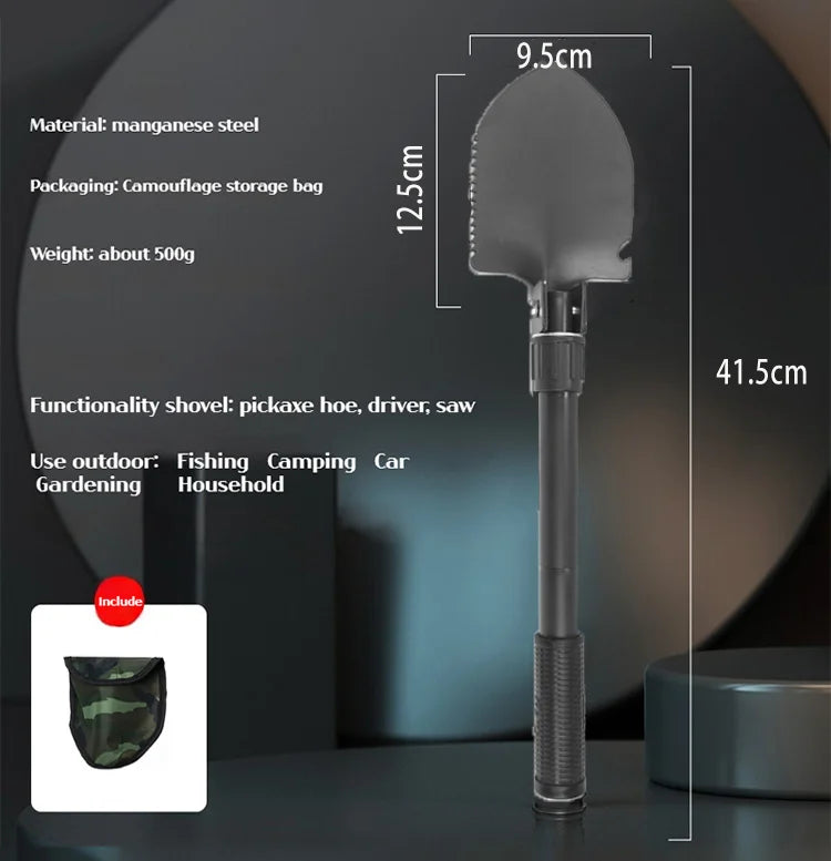 Multifunctional  shovel , Pickaxe and hoe three-in-one