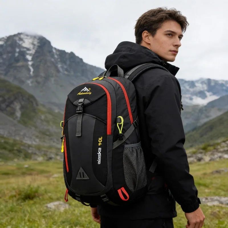 40L Water-Resistant Travel Backpack – Hiking and Camping