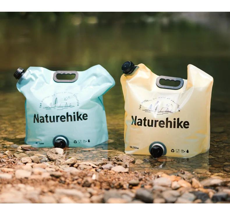 Naturehike 10L Folding Water Storage Bag – Leak-Proof Collapsible Container for Camping & Hiking