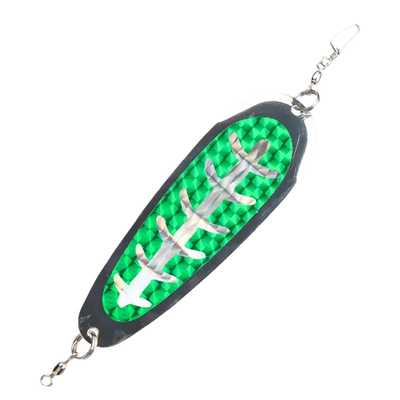 Rotating Metal Fishing Lure - 4.5"