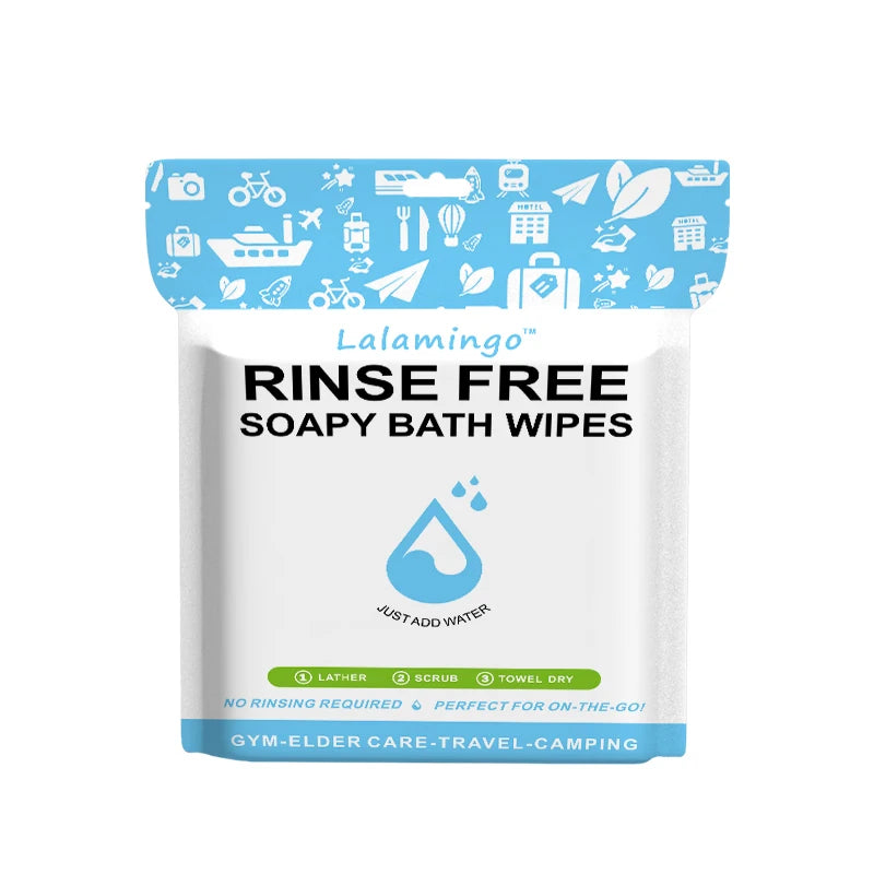 25-Pack Rinse-Free Soap Wipes