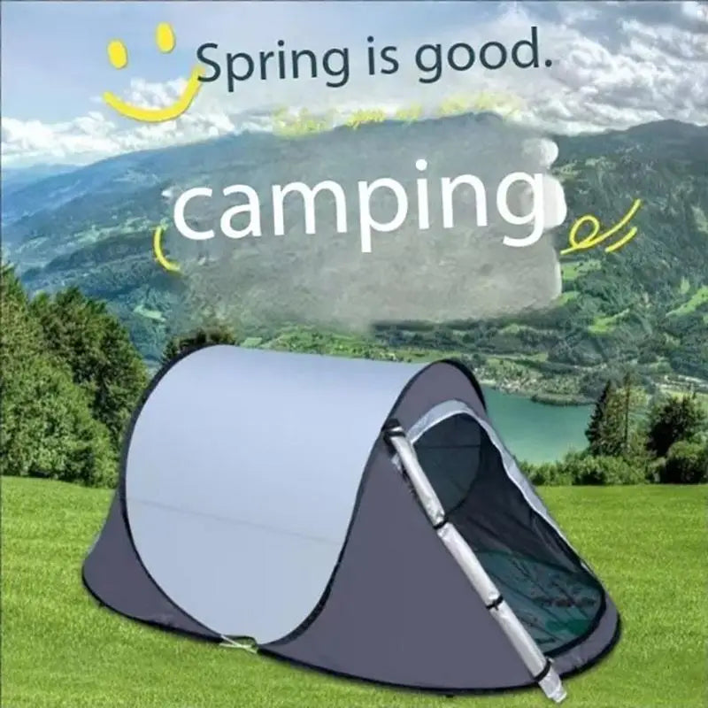 Pop-Up Tent 1-2 Person -  Quick Setup Tent for Motorcycle Camping