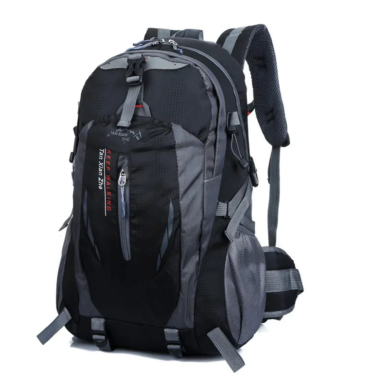 Large Capacity Nylon Backpack for Hiking, Climbing & Camping