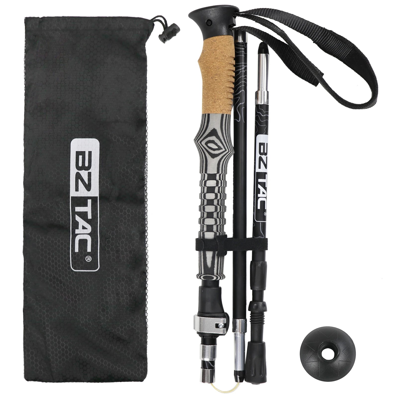 Foldable Trekking Poles – Lightweight Aluminum, Adjustable & Shock-Absorbing