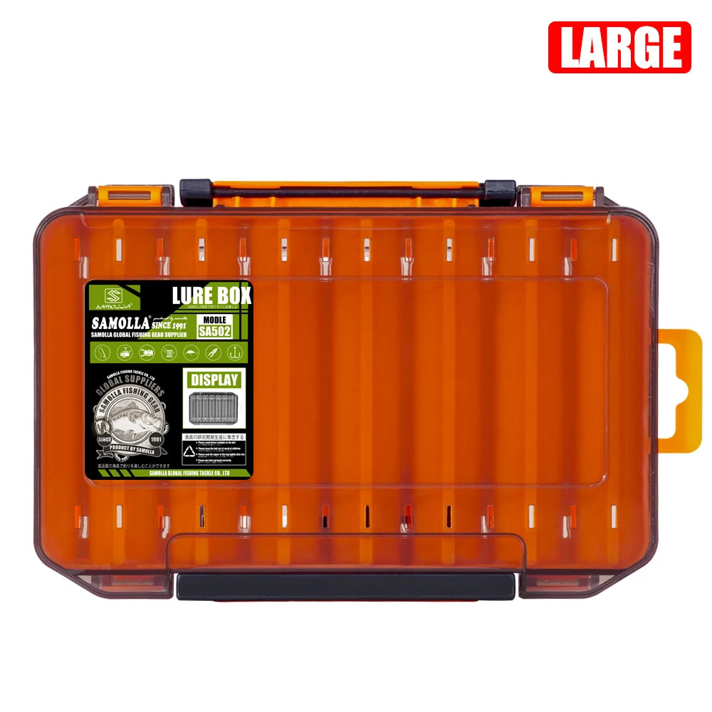 14-Compartment tackle Box - Lure & Hook Organizer