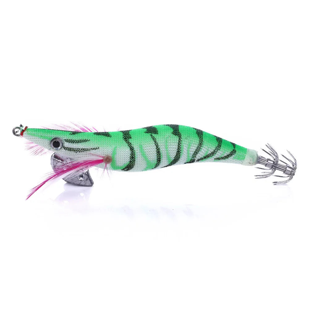 Glow-in-the-Dark Shrimp Jig for Fishing