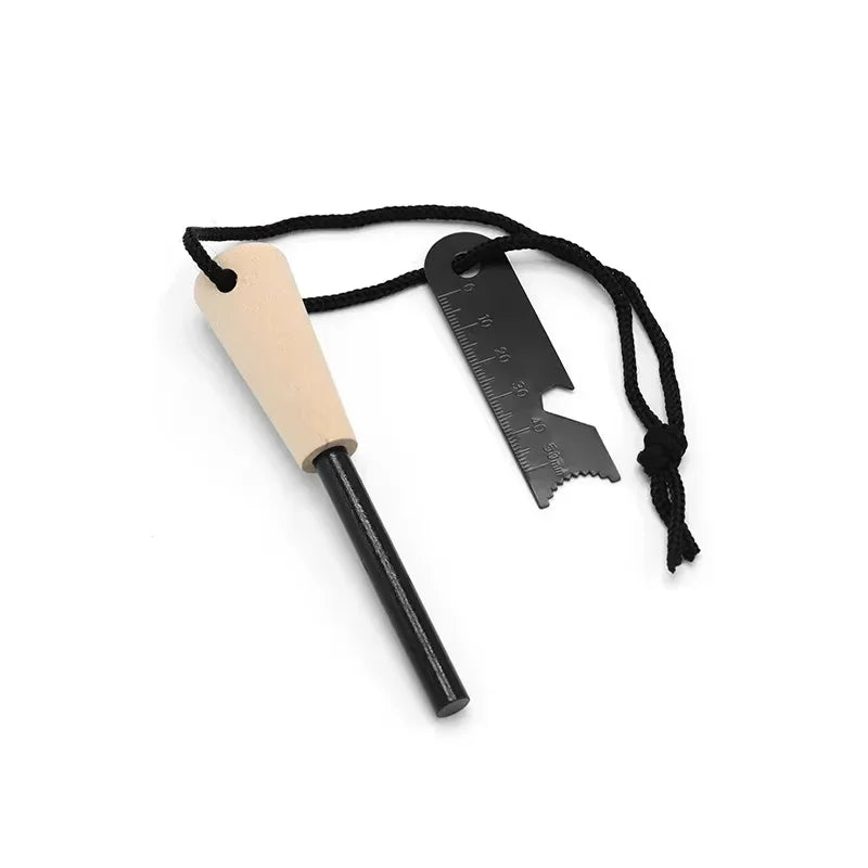 Magnesium Flint Fire Starter – Waterproof Firesteel Rod for Camping, Hiking & Survival