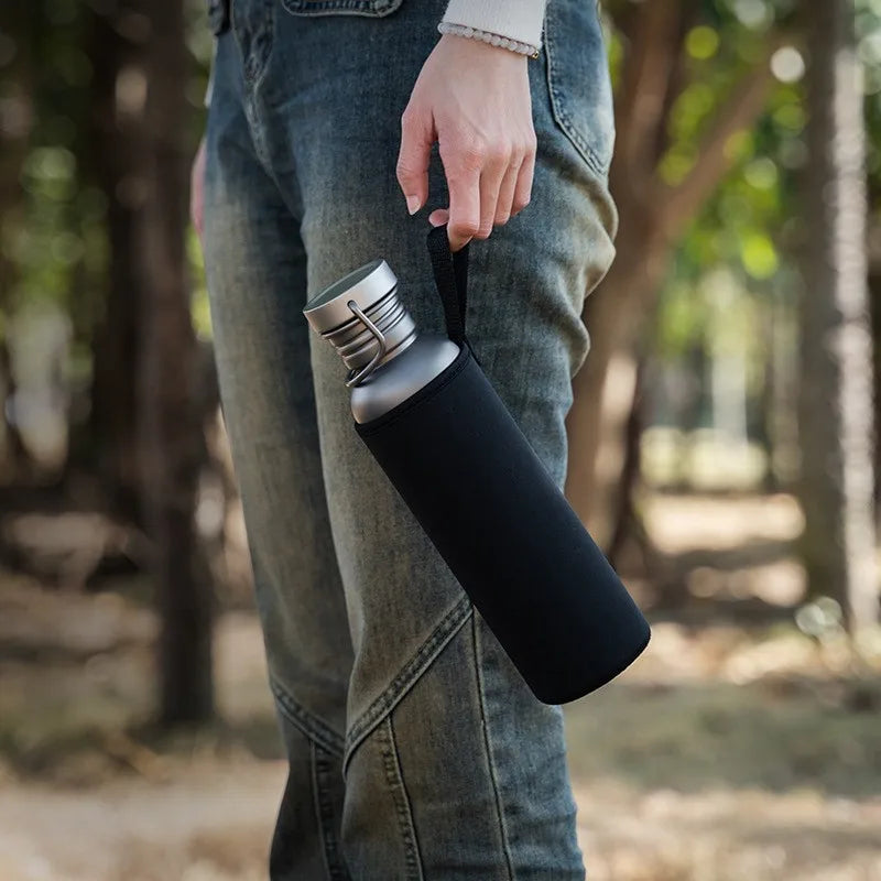 Titanium Water Bottle Outdoor Camping Supplies