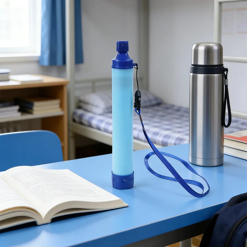 Outdoor Water Purifier – Survival Water Filter Compact Portable Purifier for Camping, Hiking & Emergency Preparedness