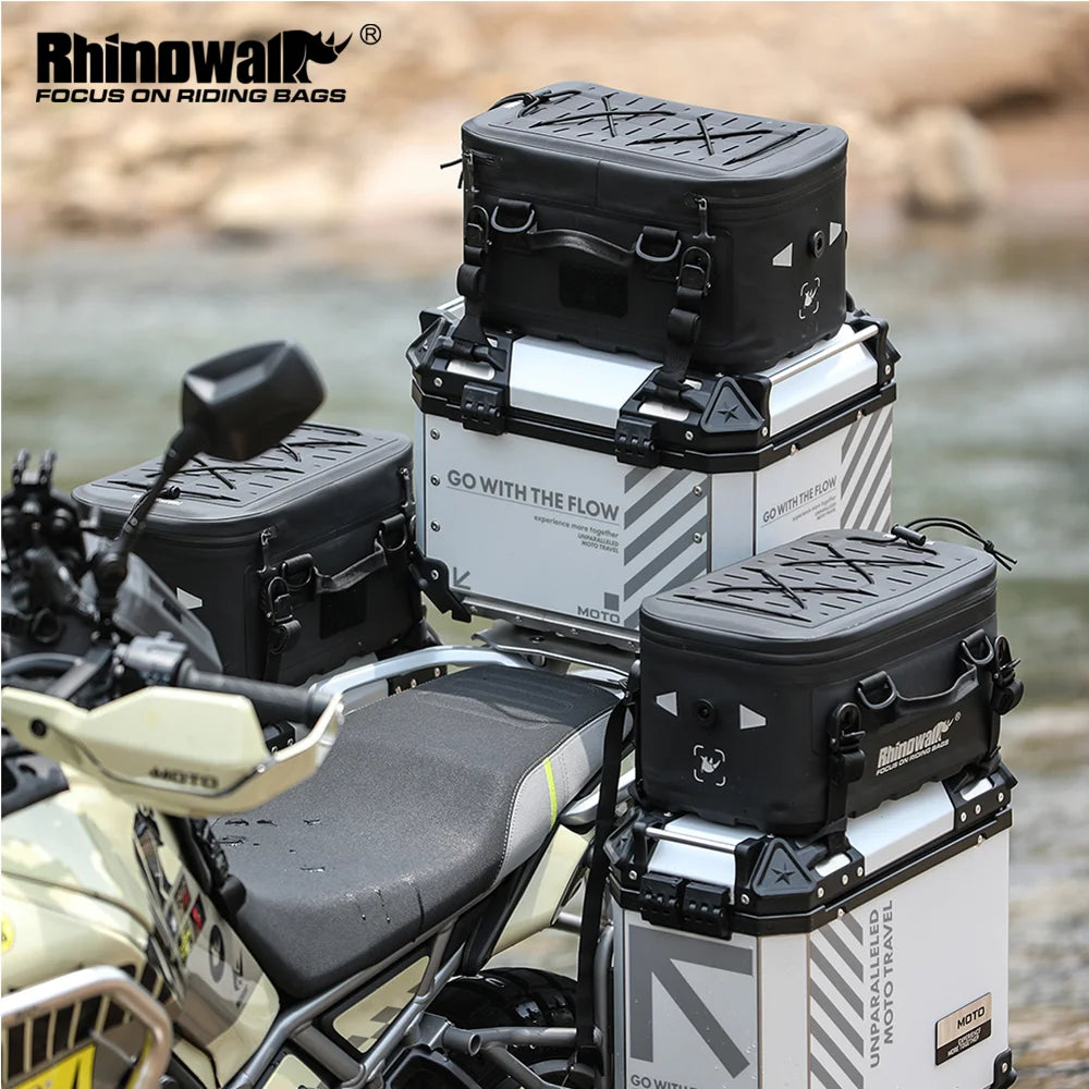 Rhinowalk Fortress Series Waterproof Motorcycle Side Case Bag – 16L ADV Luggage