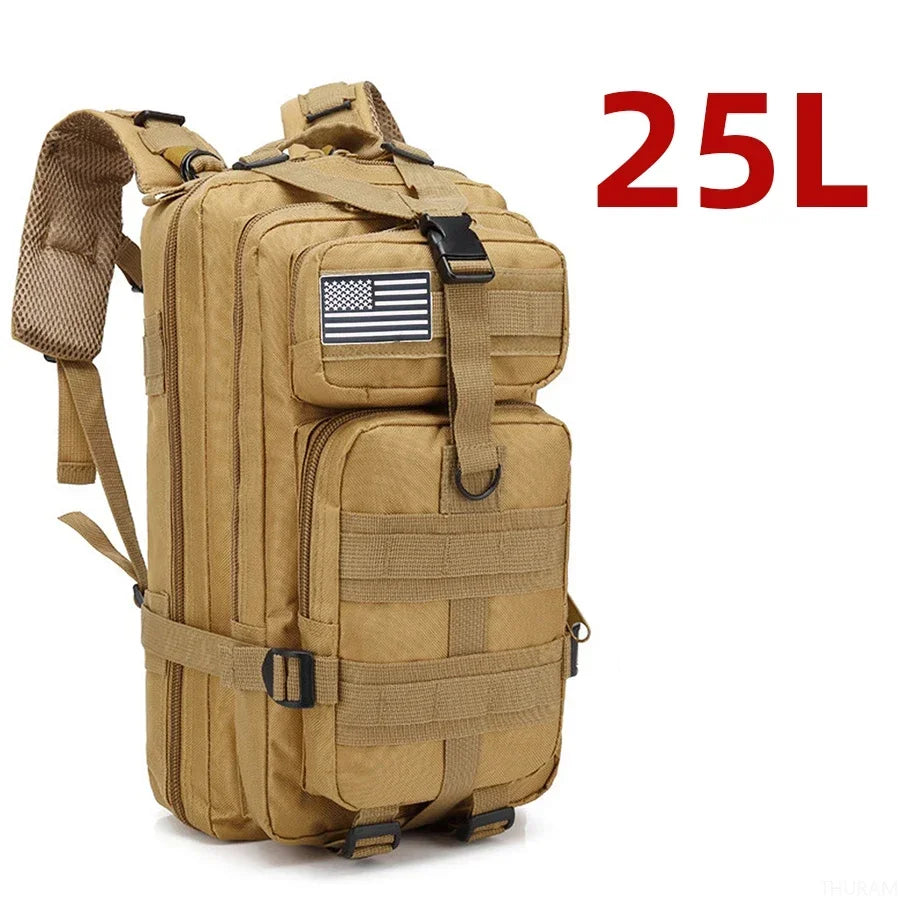 25L/50L Waterproof Tactical Backpack - Motorcycle Camping Hiking Rucksack
