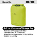 Naturehike Waterproof Dry Bag – Compression Roll-Top Sack for Kayaking, Rafting & Camping (2L / 4L / 8L)
