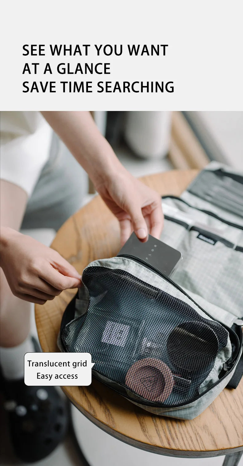 Naturehike  Toiletry Bag – Wet & Dry Separation Travel Organizer