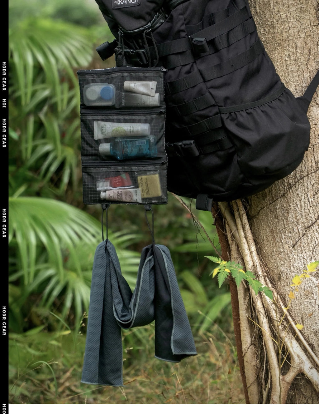 HODR GEAR Ultralight Organizer – 35g UHMWPE Gridstop Roll-Up Pouch with YKK Zippers