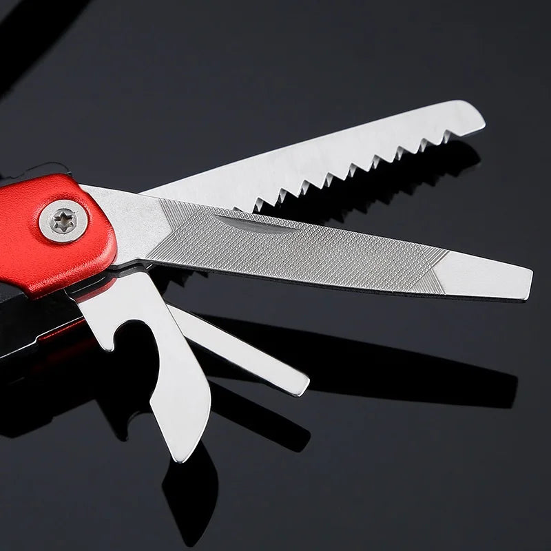 9-in-1 Stainless Steel Multitool Pliers - Compact
