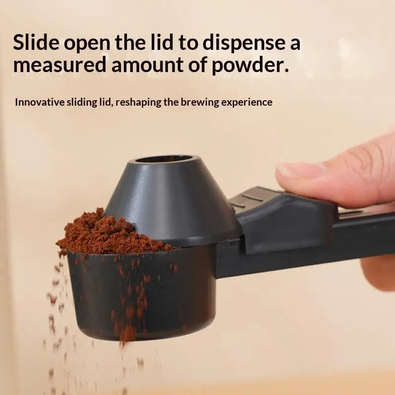 Protein Powder Spoon with Funnel Design Ideal for Milk and Supplements Leakproof Sliding